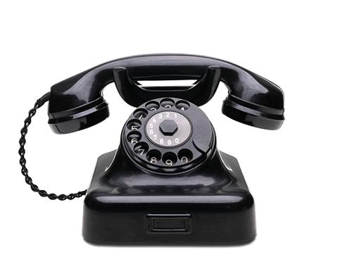 Telefon Telefon mit Wählscheibe