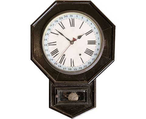 Uhr alte Wanduhr